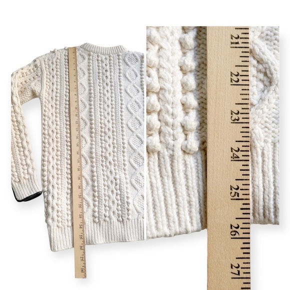 3.1 Phillip Lim cotton blend cable knit side zip sweater, Size XS, Ivory - Picture 14 of 14